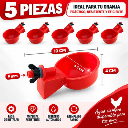 Bebedero de Aves - Agua Limpia Aves Saludables!