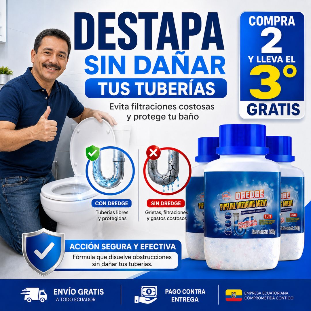 ¡PROMO2+2! Power Clean® Destapa Cañerías en 3 minutos