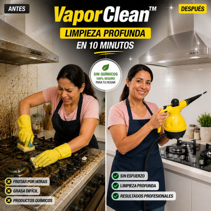 VaporClean™ - Limpieza Profunda en 10 minutos!