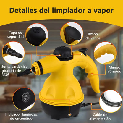VaporClean™ - Limpieza Profunda en 10 minutos!