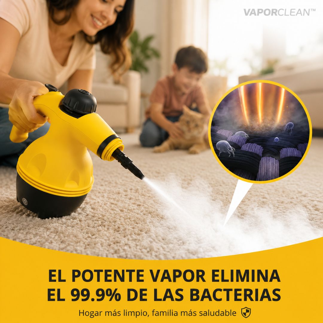 VaporClean™ - Limpieza Profunda en 10 minutos!